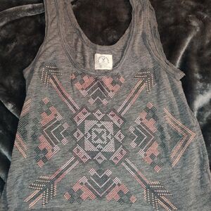 Grey American Eagle Tank Top